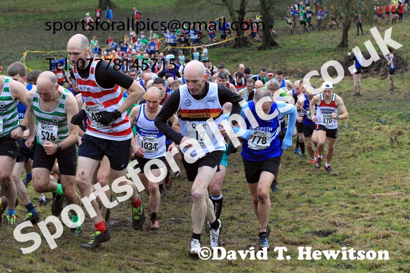 Senior mens 2022 North Eastern Harrier League, Thornley Farm, Peterlee, County Durham. Photo: David T. Hewitson/Sports for All Pics